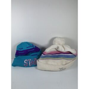 Lot‎ Of 2 Girls Winter Hats Girls Winter Beanie The Gap Beanie